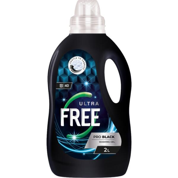 Free гель д/прання 2л PRO Black з ароматом свіжості